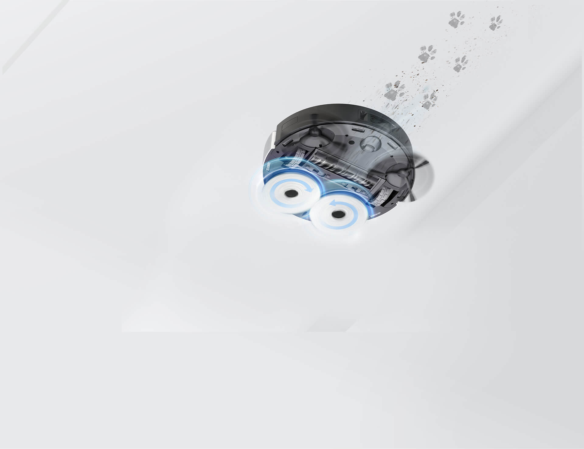 Robot Vacuum and Mop to Remove Paw Prints Robot Vacuum and Mop to Remove Paw Prints