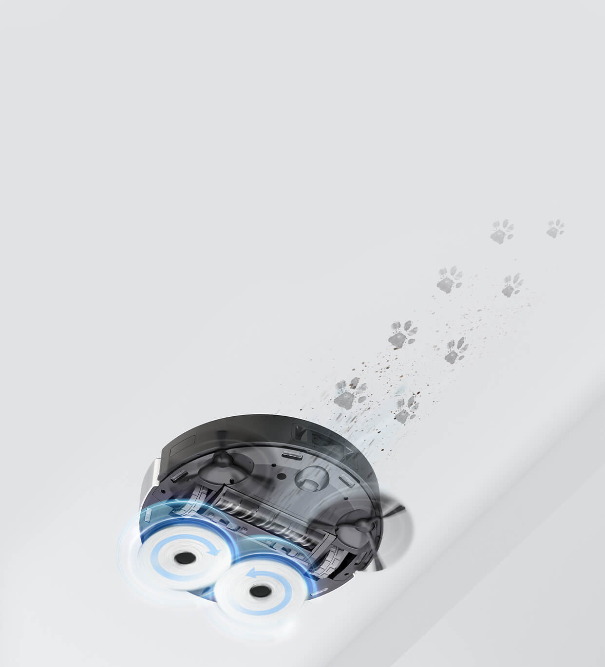 Robot Vacuum and Mop to Remove Paw Prints Robot Vacuum and Mop to Remove Paw Prints