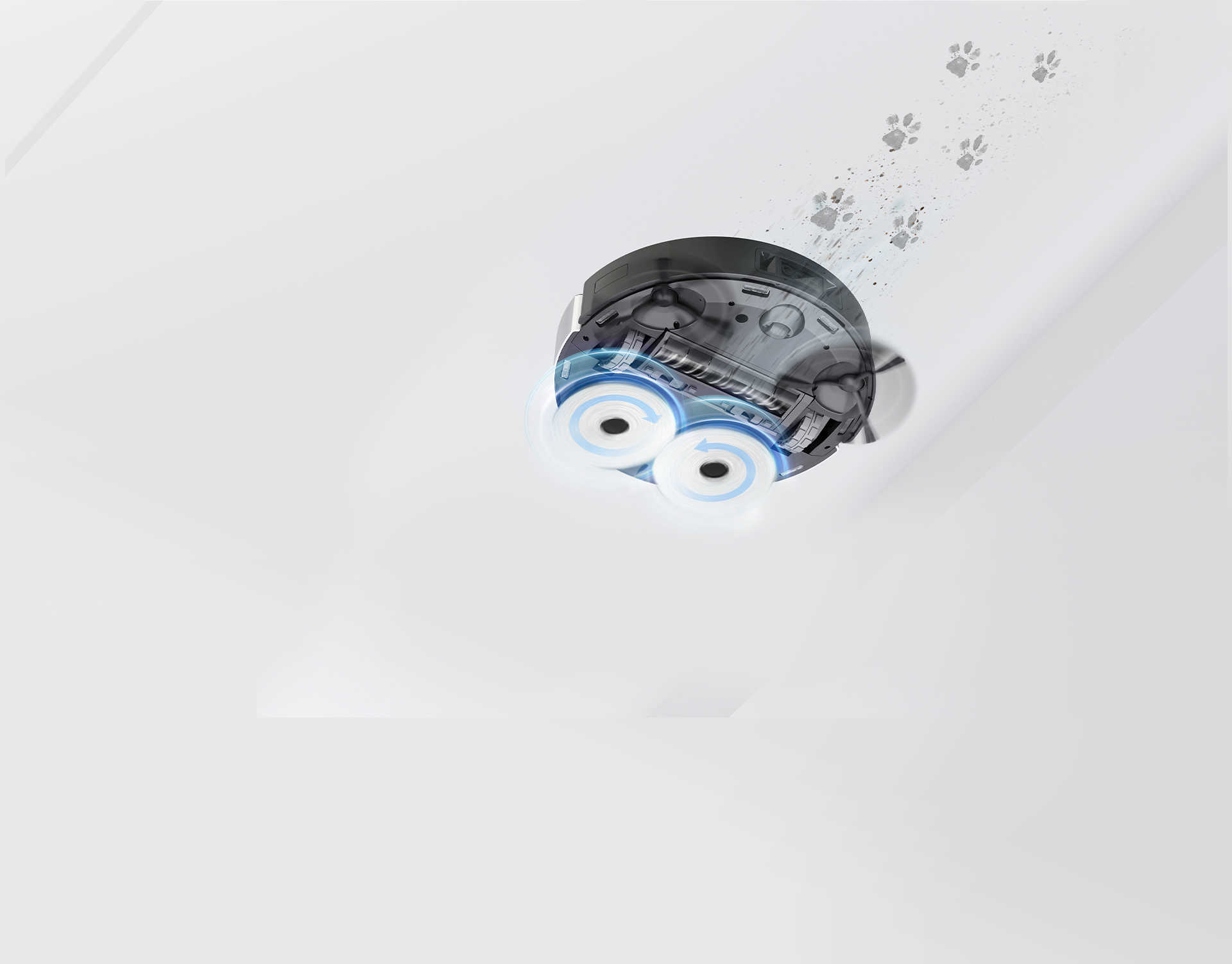 Robot Vacuum and Mop to Remove Paw Prints Robot Vacuum and Mop to Remove Paw Prints