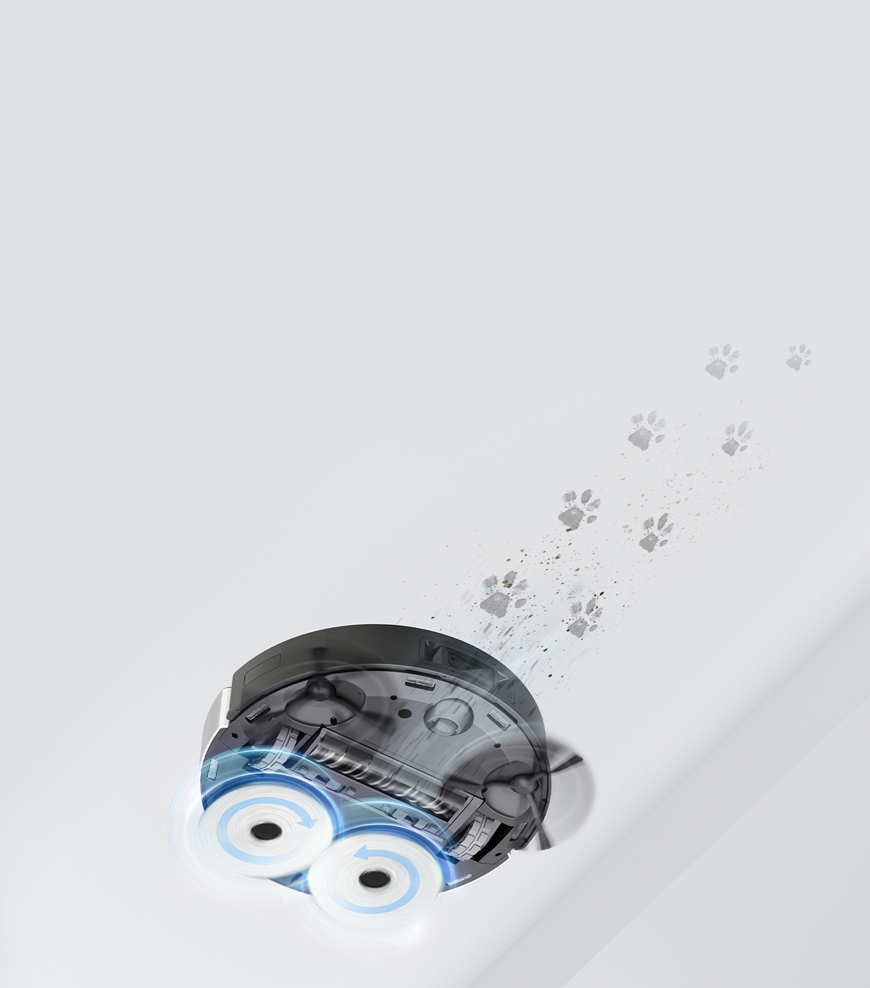 Robot Vacuum and Mop to Remove Paw Prints Robot Vacuum and Mop to Remove Paw Prints