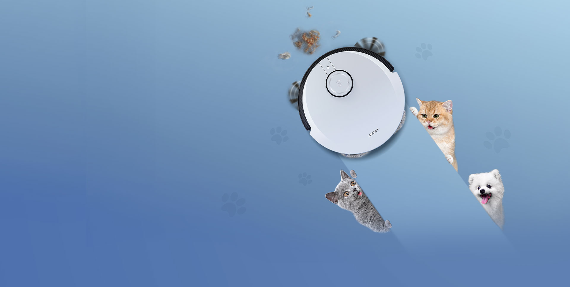 DEEBOT Robot Pet Vacuum Cleaner DEEBOT Robot Pet Vacuum Cleaner