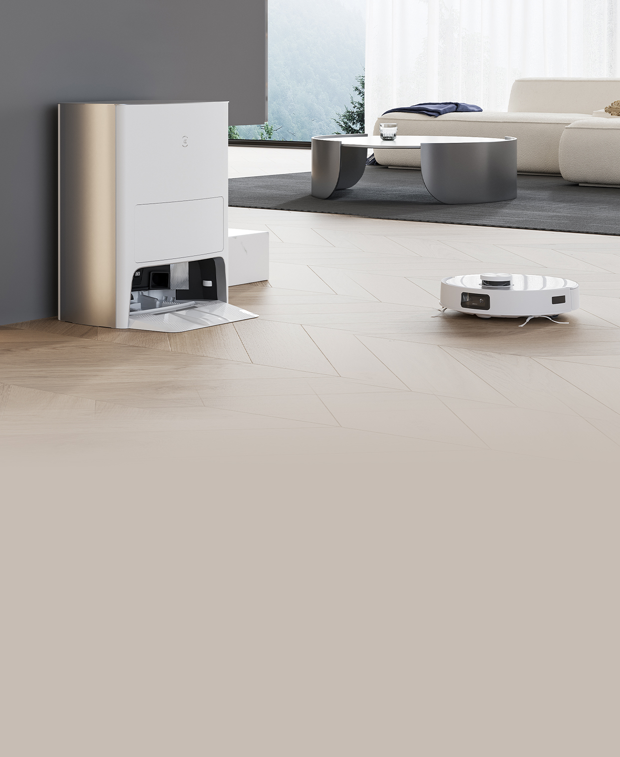 ECOVACS Floor Vacuum Robots Clean Hardwood, Tile, Laminate & More