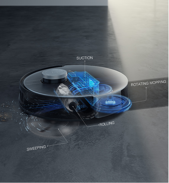 ECOVACS Floor Vacuum Robots Clean Hardwood, Tile, Laminate & More