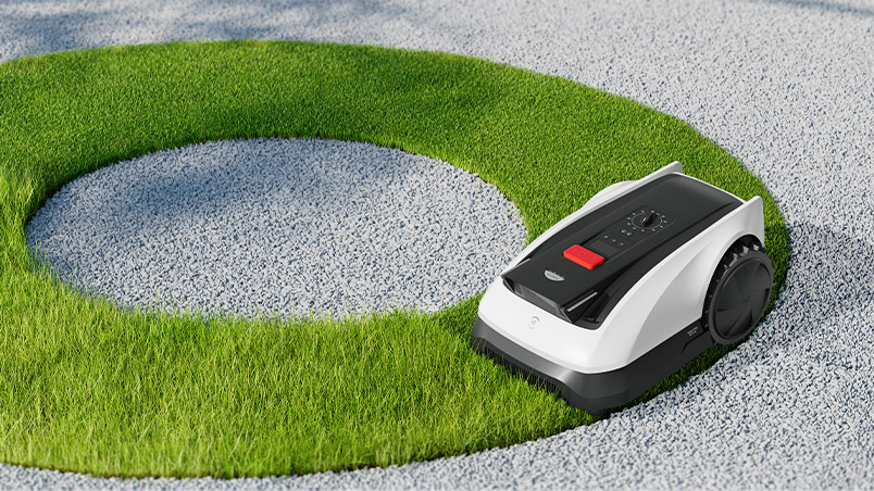CES 2025 Ecovacs robot lawn mower goat
