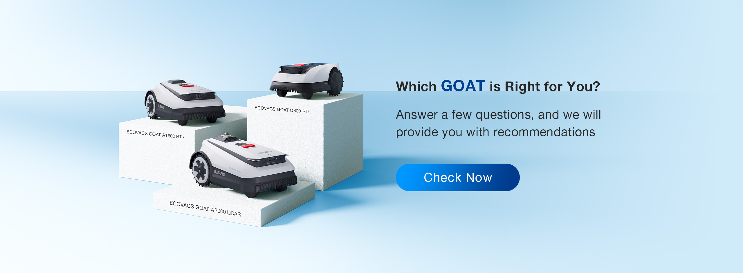 CES 2025 Ecovacs robot lawn mower goat