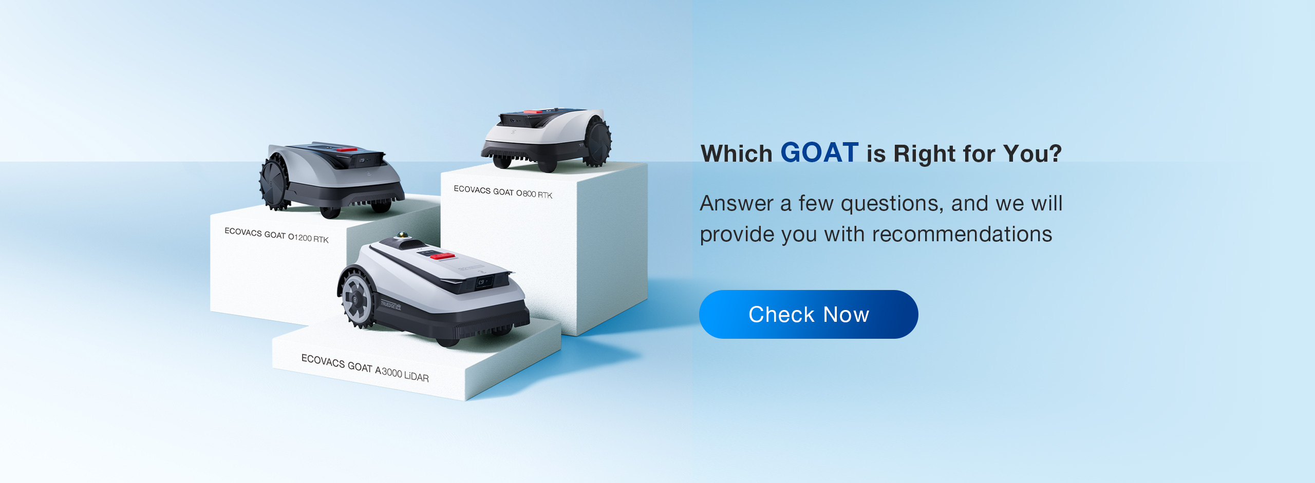 CES 2025 Ecovacs robot lawn mower goat