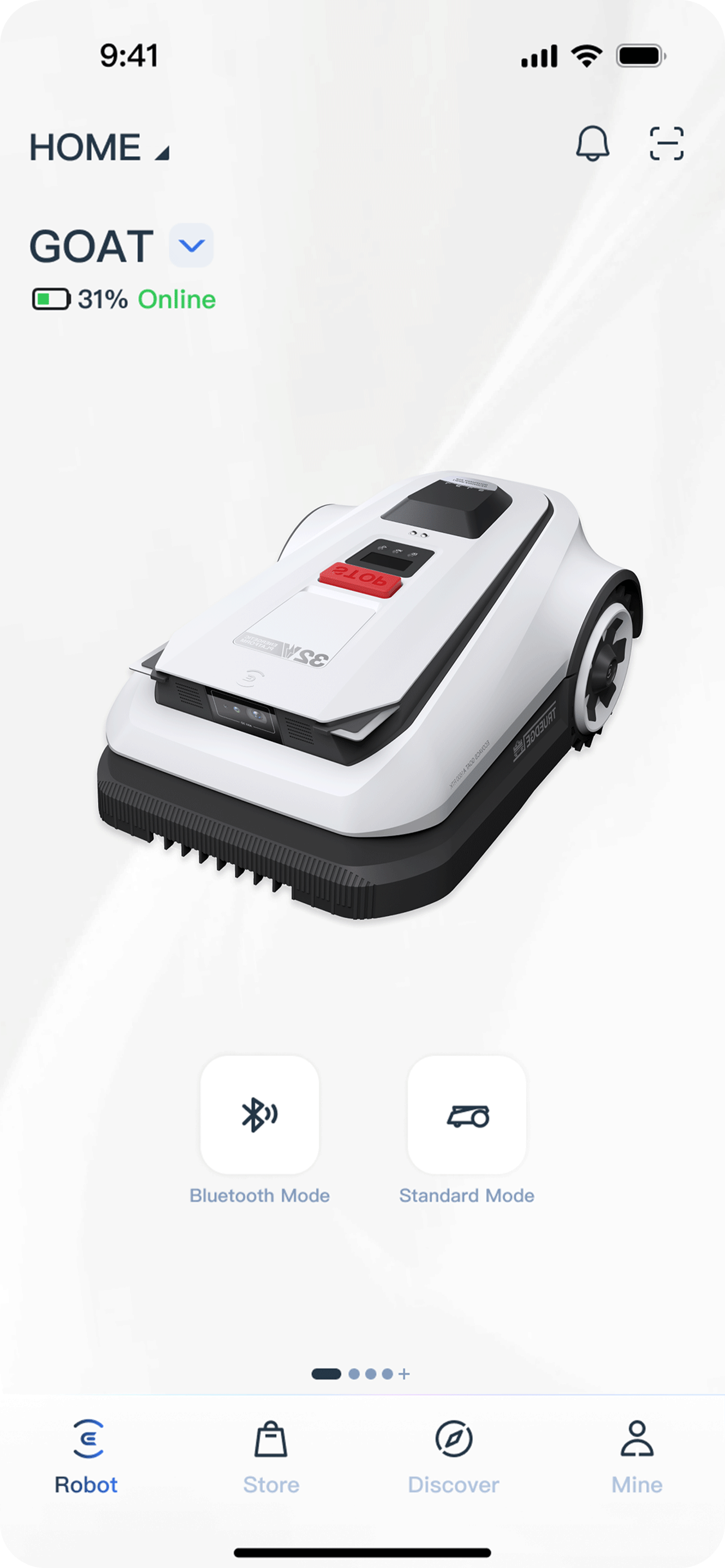 CES 2025 Ecovacs robot lawn mower goat