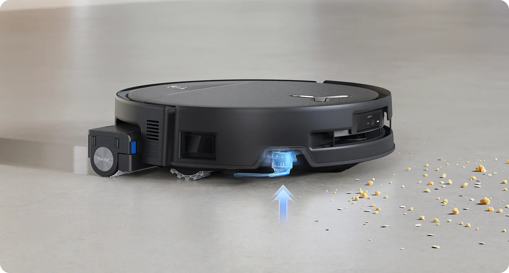 Side Brush Lift <br/>No Splattering