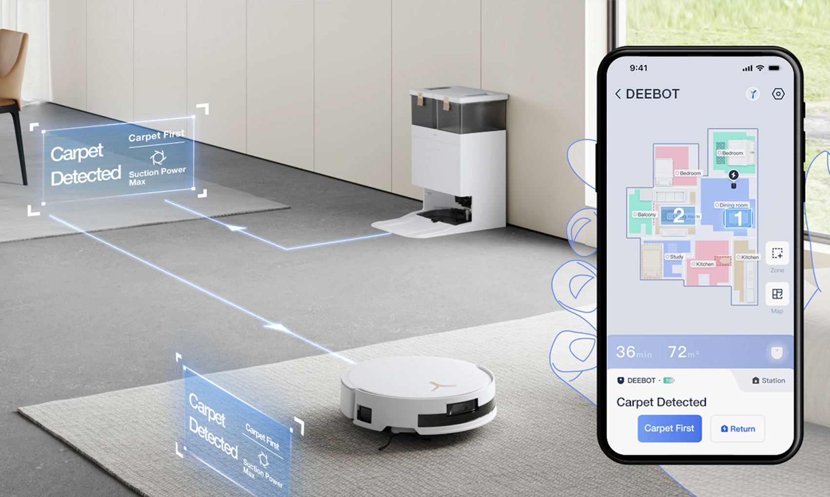 ECOVACS DEEBOT T50 MAX PRO OMNI