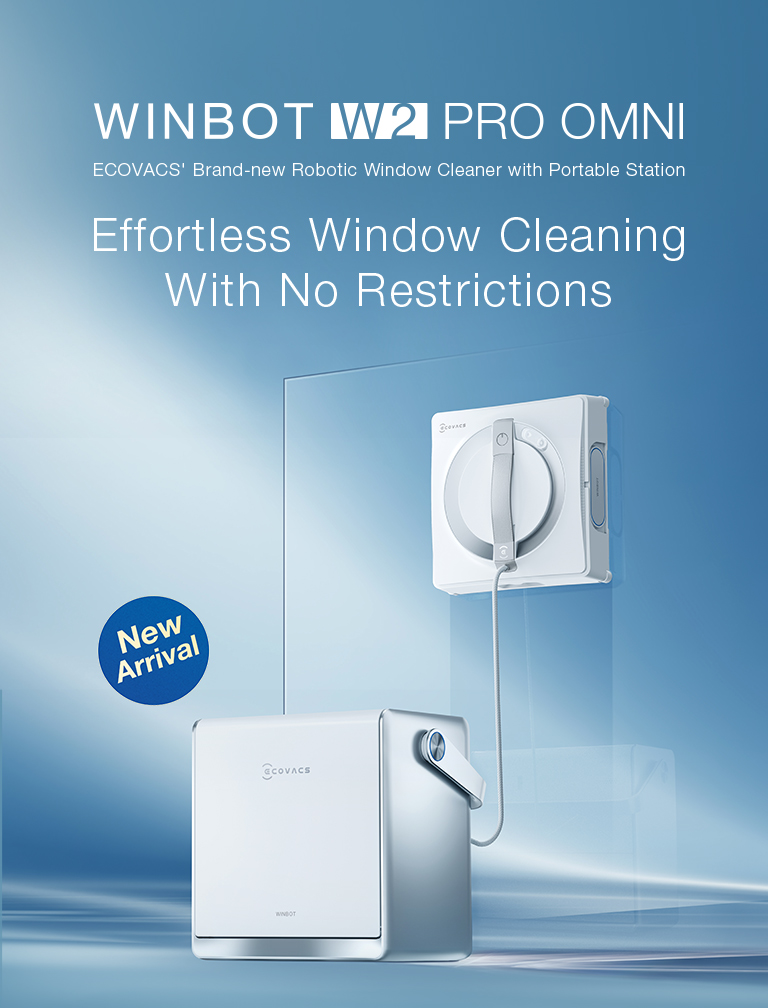 CES 2025 Ecovacs robot window cleaner winbot