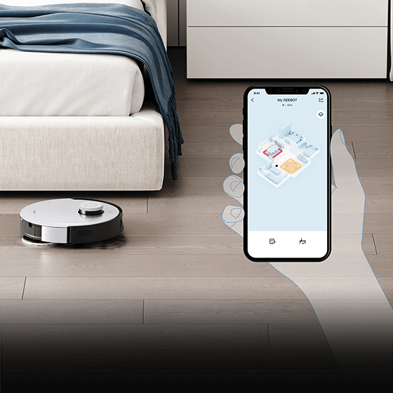 画像:ECOVACS HOMEアプリ