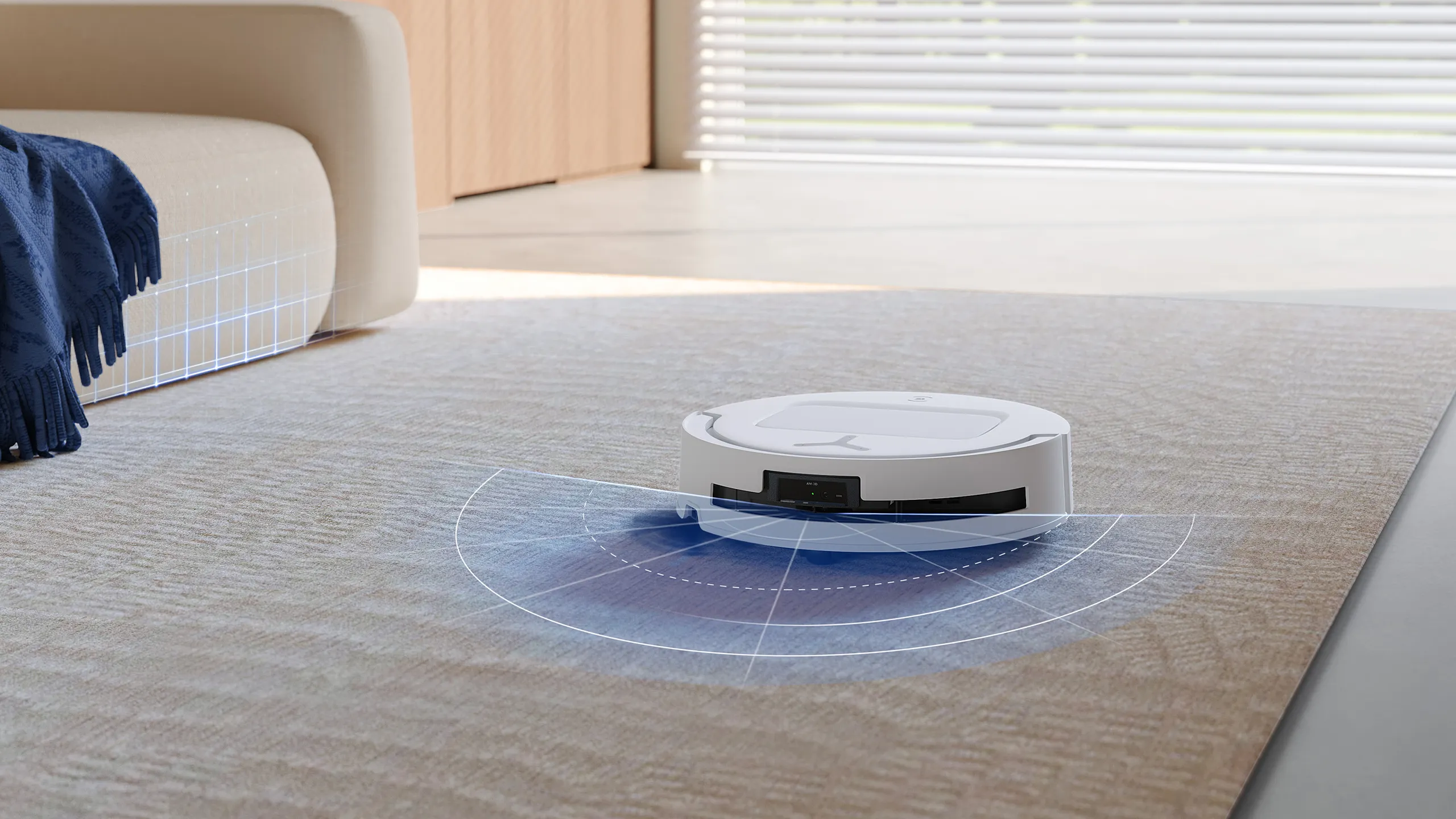 Dank der intelligenten und flexiblen Technologie kann DEEBOT effizient das richtige Reinigungsmuster erkennen und anwenden sowie auf vorhandene Begebenheiten reagieren.