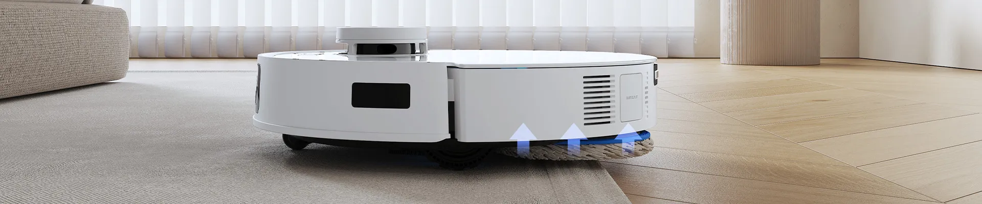 deebot t30 pro automatical lift mop when dectecting carpet