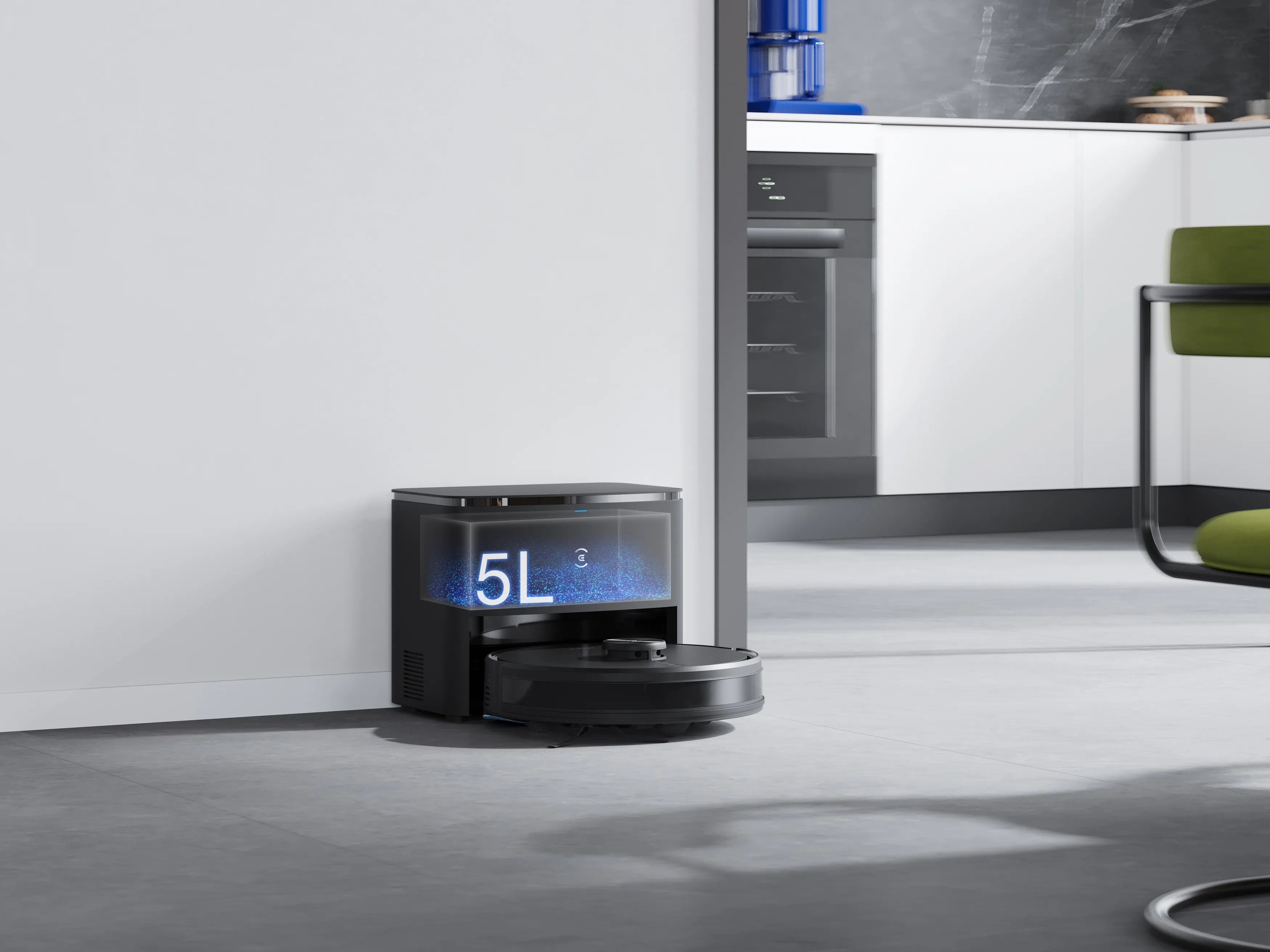 Enjoy 150 days of effortless cleaning with hands-free convenience.