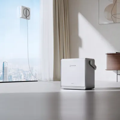 WINBOT W2 PRO OMNI Window Cleaning Robot (Portable Station, Auto Spray, Quiet)