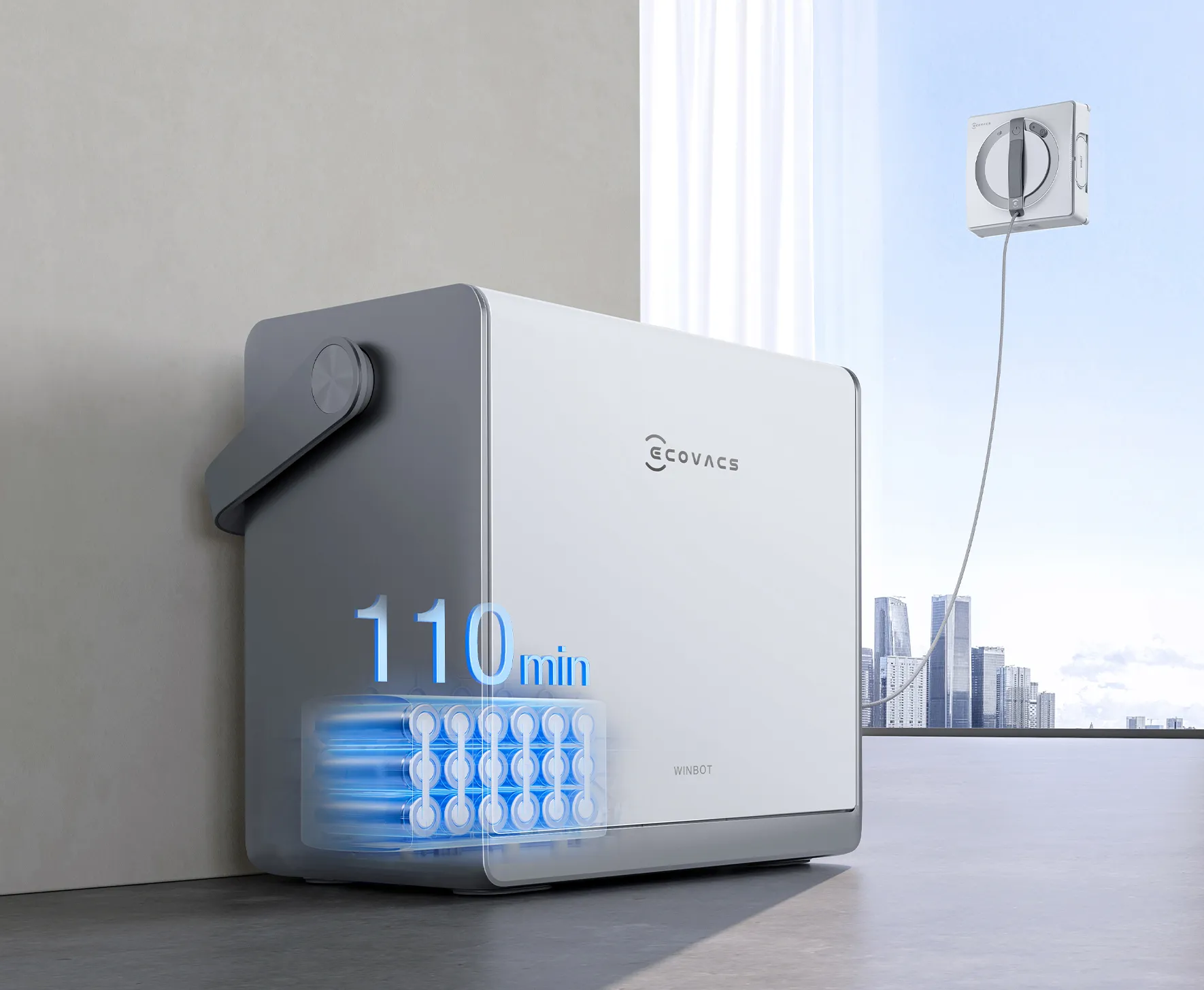 Integrated large capacity battery