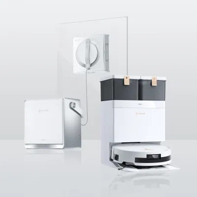 DEEBOT T50 MAX PRO OMNI White & WINBOT W2 PRO OMNI Bundle