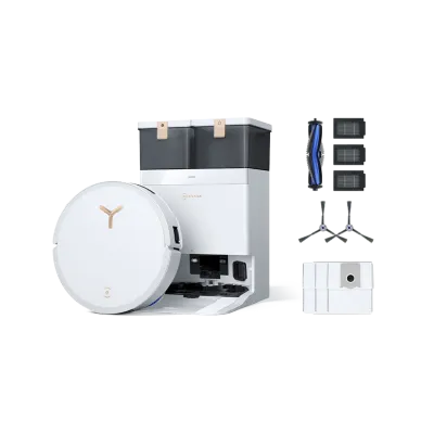 DEEBOT T50 MAX PRO OMNI White Robot Vacuum and Mop + Accessories