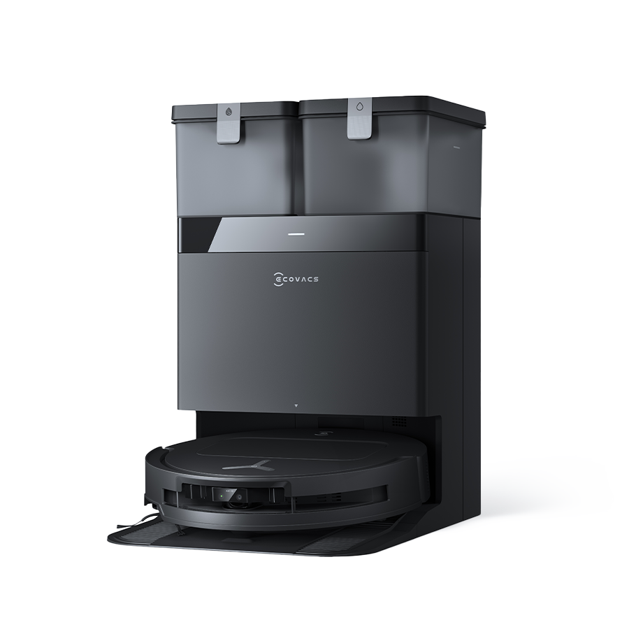 DEEBOT T50 PRO OMNI Black Robot Vacuum & Mop LiDAR (Strong Suction, AI, Ultra-Thin) - ECOVACS AU