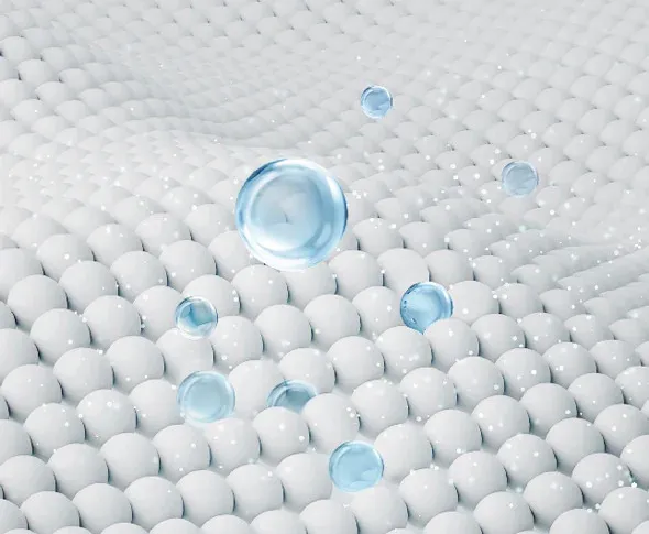 Cleaning cloth with a high water retention rate to help remove caked on dirt