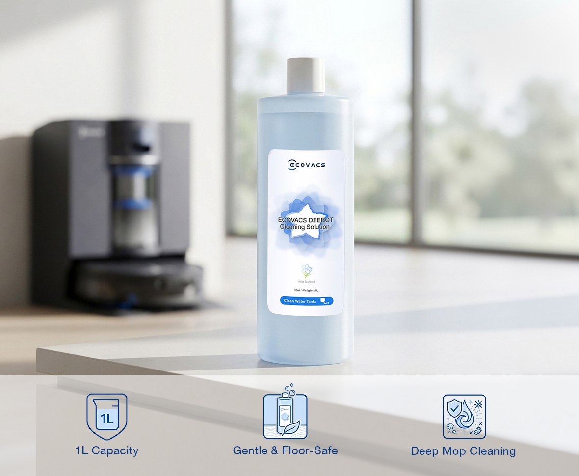 DEEBOT Cleaning Solution 2 Bottles - ECOVACS AU