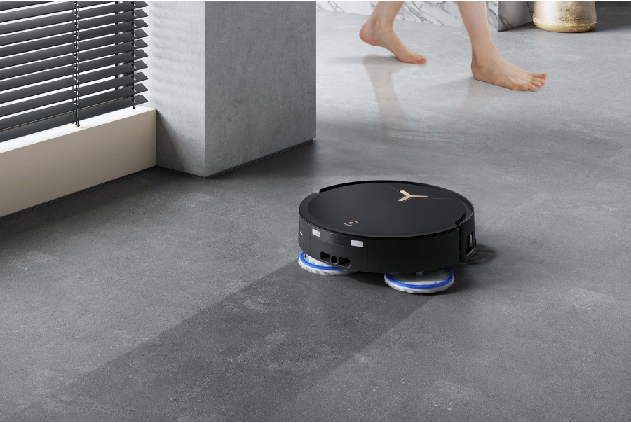 deebot robot vacuum mopping