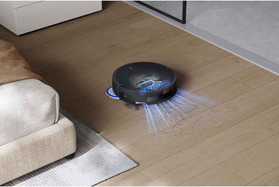 deebot robot vacuum scan hair