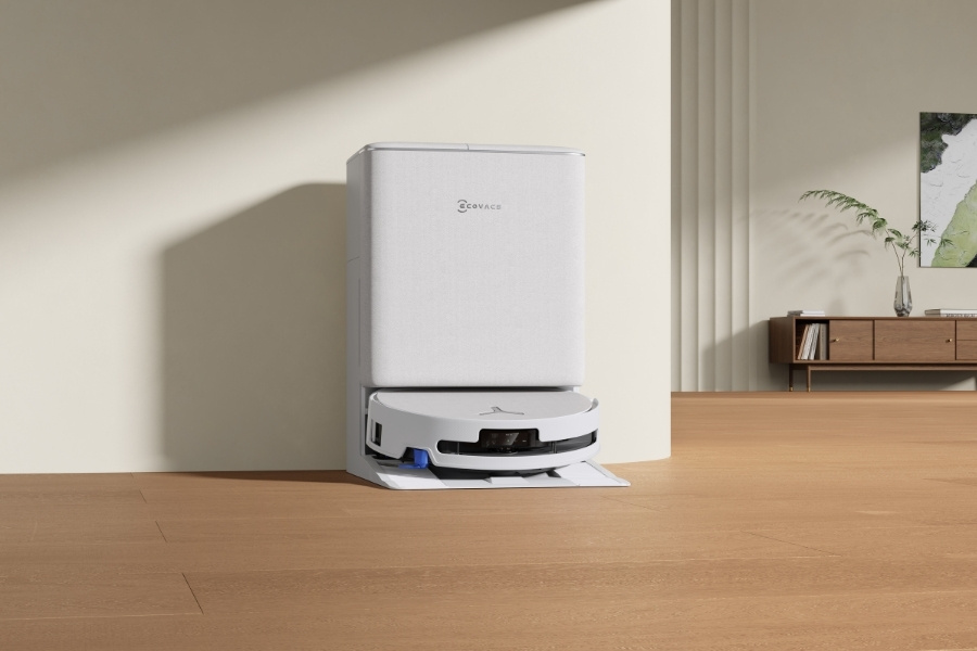 deebot robot vacuum with the docking station