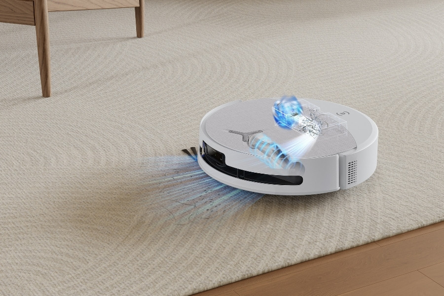 deebot robot vacuum cleaning with high suction