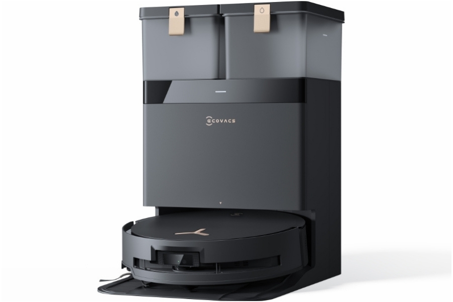 deebot x8 pro omni robot vacuum cleaner in black