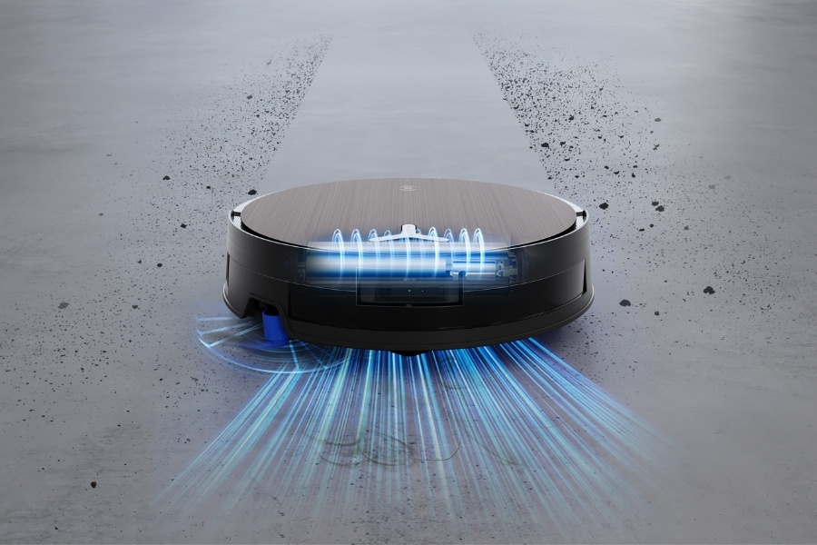 deebot robot vacuum cleaning with strong suction