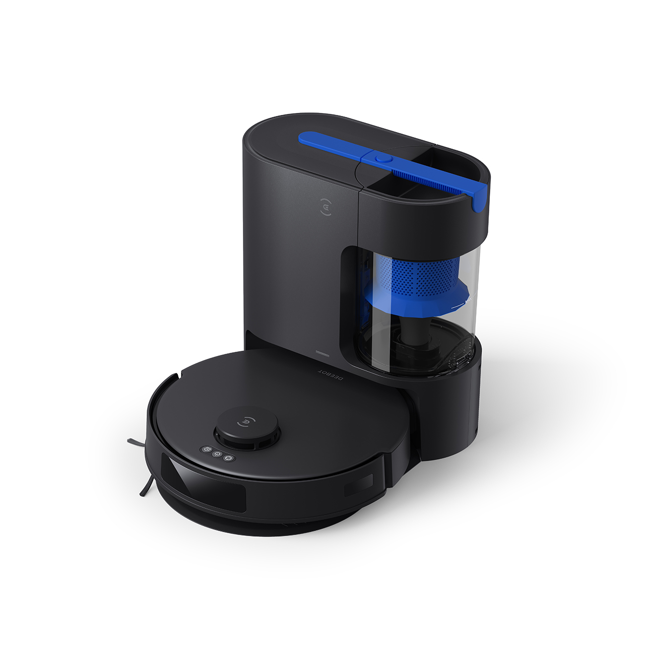 ECOVACS DEEBOT シリーズ最高の吸引力と自動ゴミ収集機能を搭載したロボット掃除機 本体　ステーション PLUS PRO N20 掃除機・クリーナー
