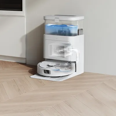 DEEBOT N30 PRO OMNI Blanc Aspirateur robot (ZeroTangle 2.0,10000Pa aspiration)	