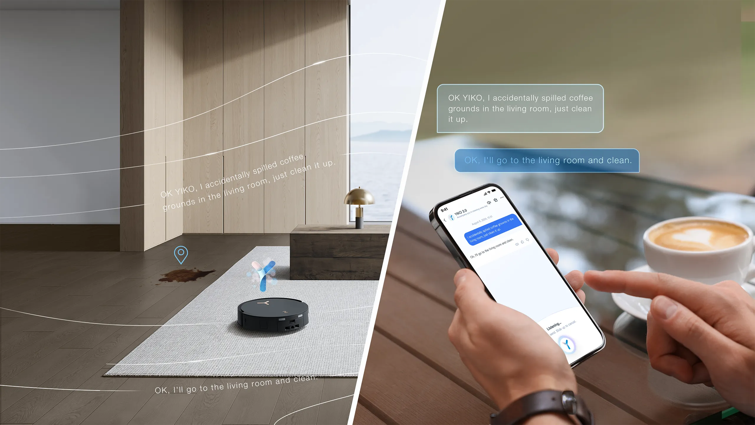 Le nouveau YIKO-GPT offre une interaction plus intelligente et fluide en temps réel*⁴ Le nouveau YIKO-GPT offre une interaction plus intelligente et fluide en temps réel*⁴