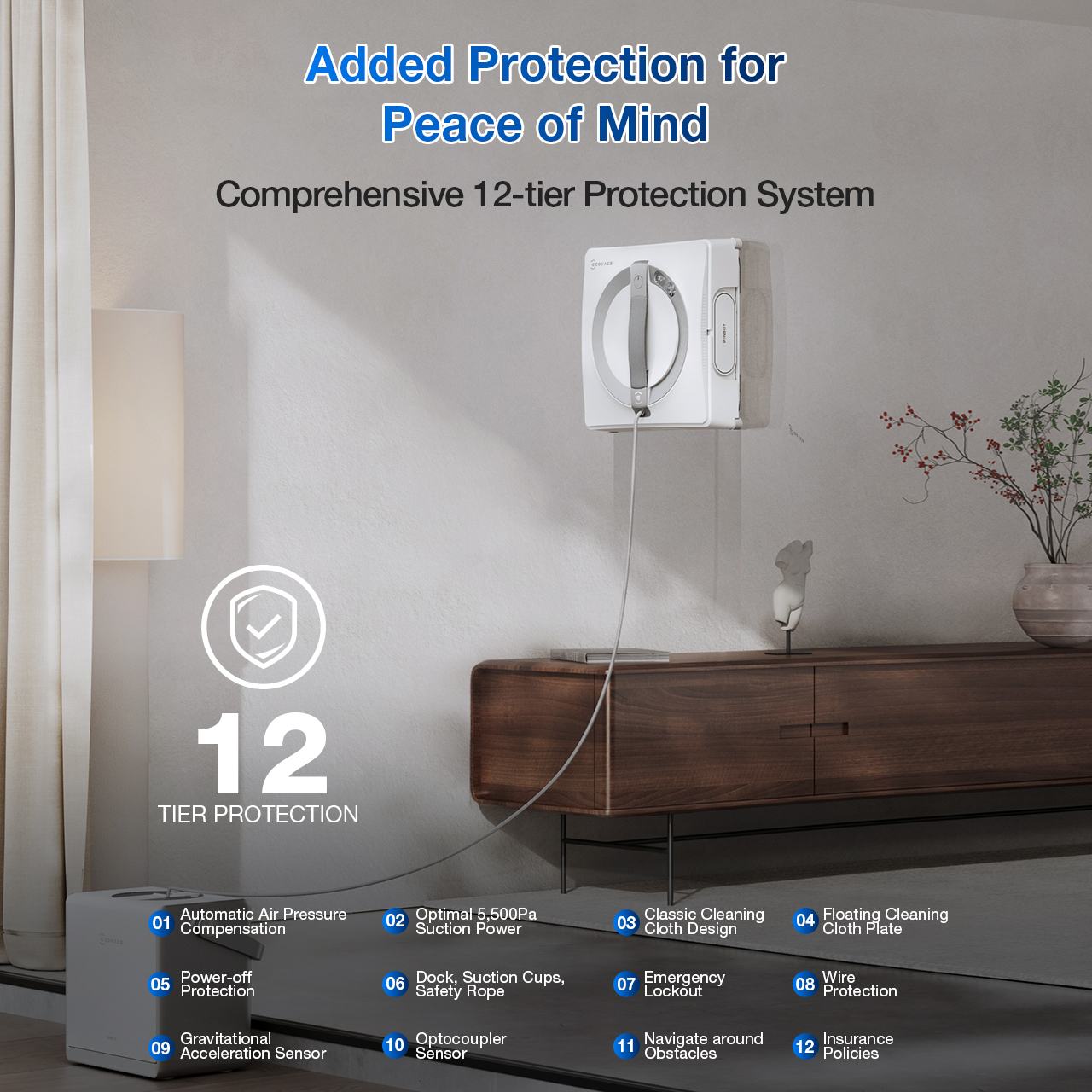 WINBOT W2 PRO OMNI Window Cleaning Robot (Portable Station