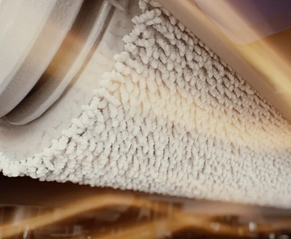 Le système de séchage à air chaud à 45°C garde la serpillère fraîche et sans odeur 