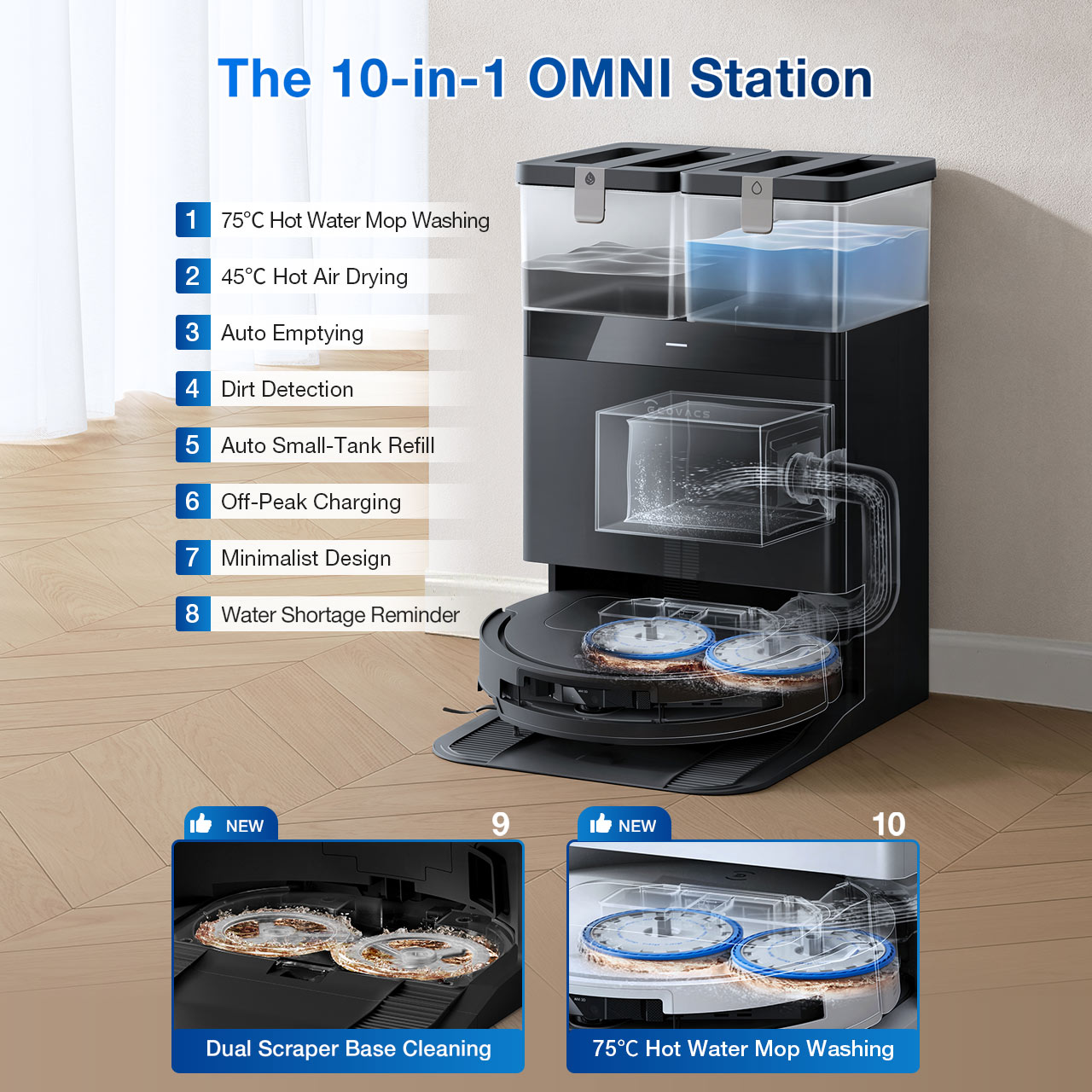 DEEBOT T50 OMNI Robot Vacuum - ECOVACS CA