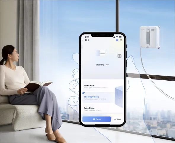 Accurate Control with Intuitive ECOVACS HOME App Accurate Control with Intuitive ECOVACS HOME App