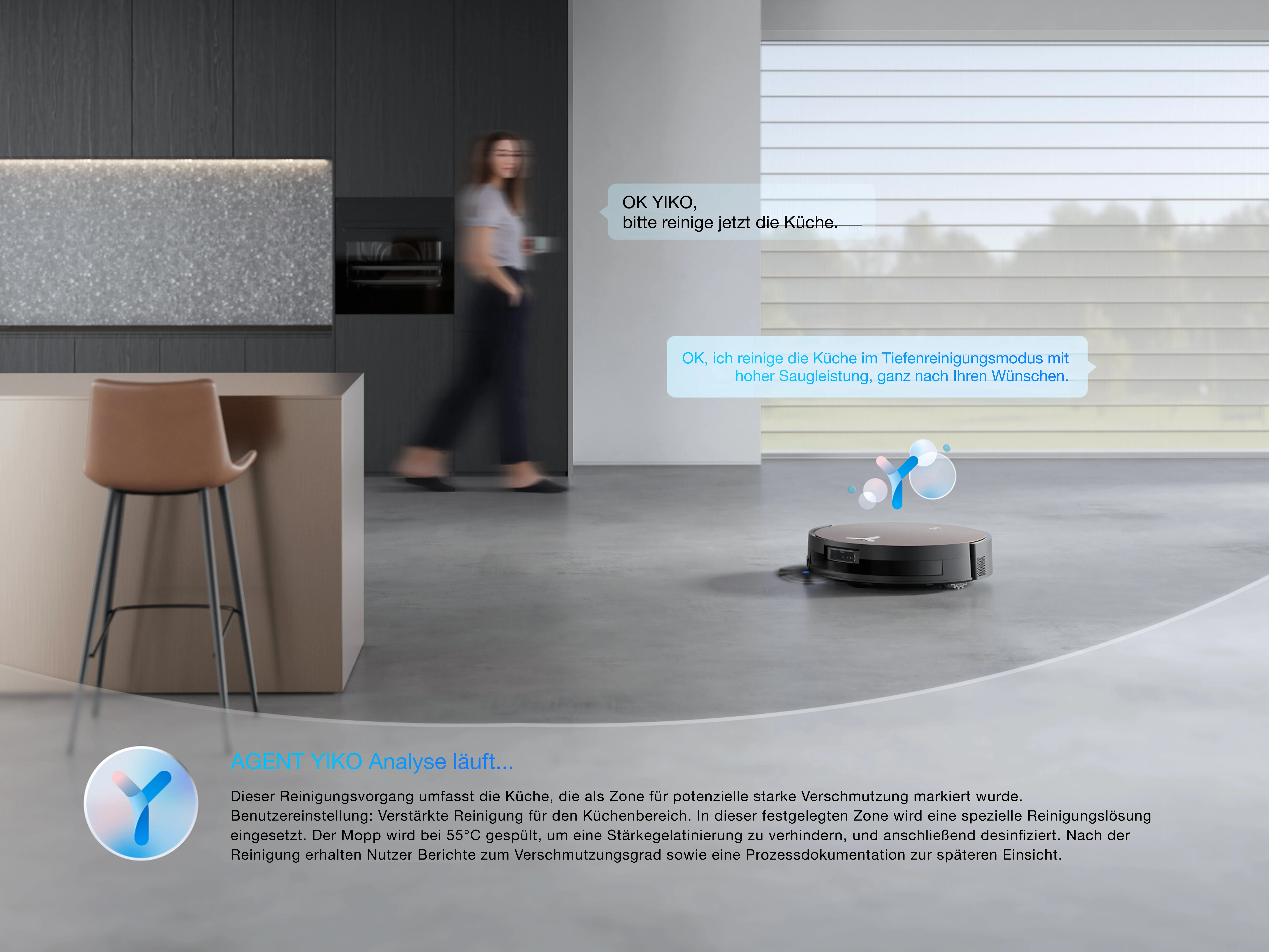 Ihr Zuhause, analysiert und gespeichert: KI-gestützte Reinigung für ein wirklich sorgenfreies Erlebnis