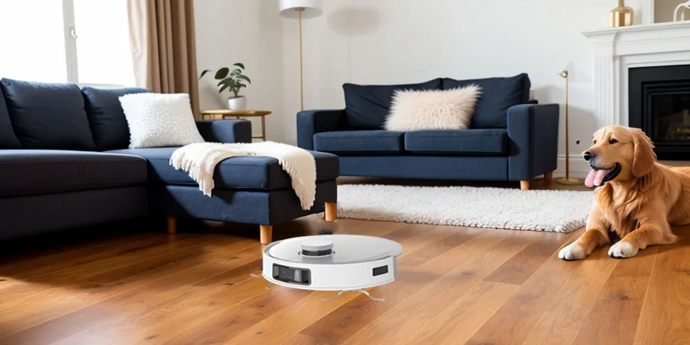 Staubsauger-Roboter mit Wischfunktion zur Reduzierung von Tierhaaren