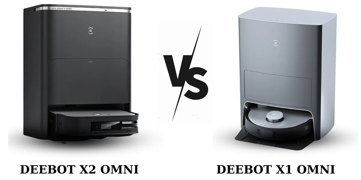 Finden Sie Ihren perfekten Ecovacs Deebot X Staubsauger-Roboter: X1 Omni vs. X2 Omni
