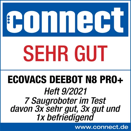 DEEBOT N8 PRO PLUS_connect_sehr gut