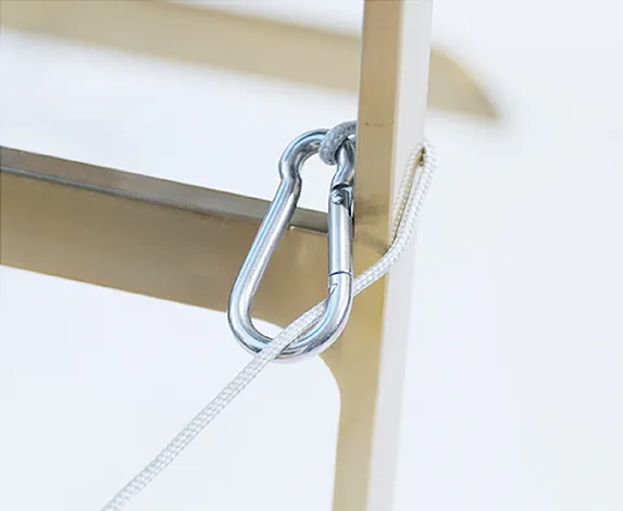 Tether sorgt für Sicherheit im Falle eines Sturzes