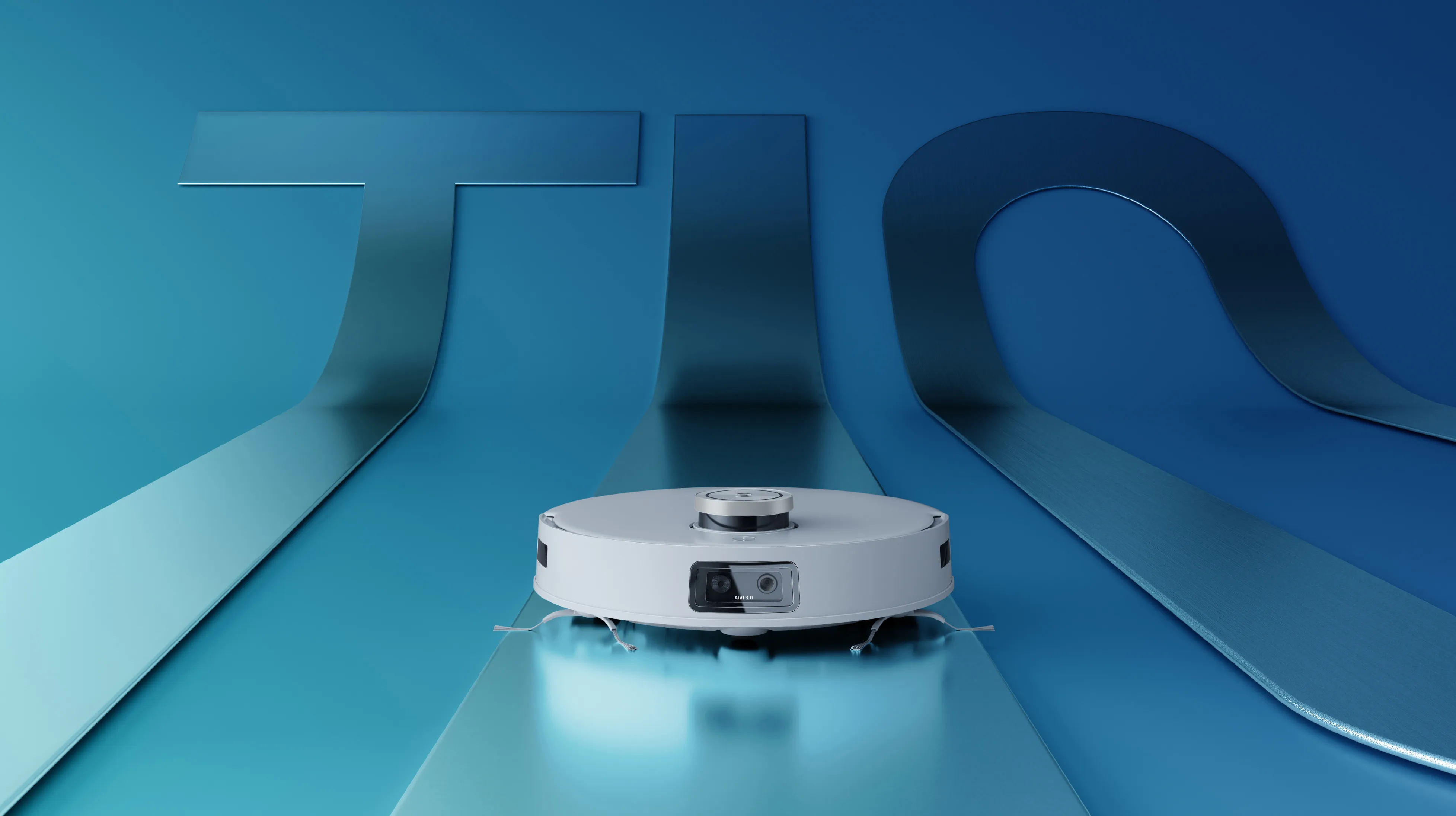 Leistungsstarker Saug- und Wischroboter mit KI-Technologie 