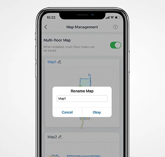 Advanced map management