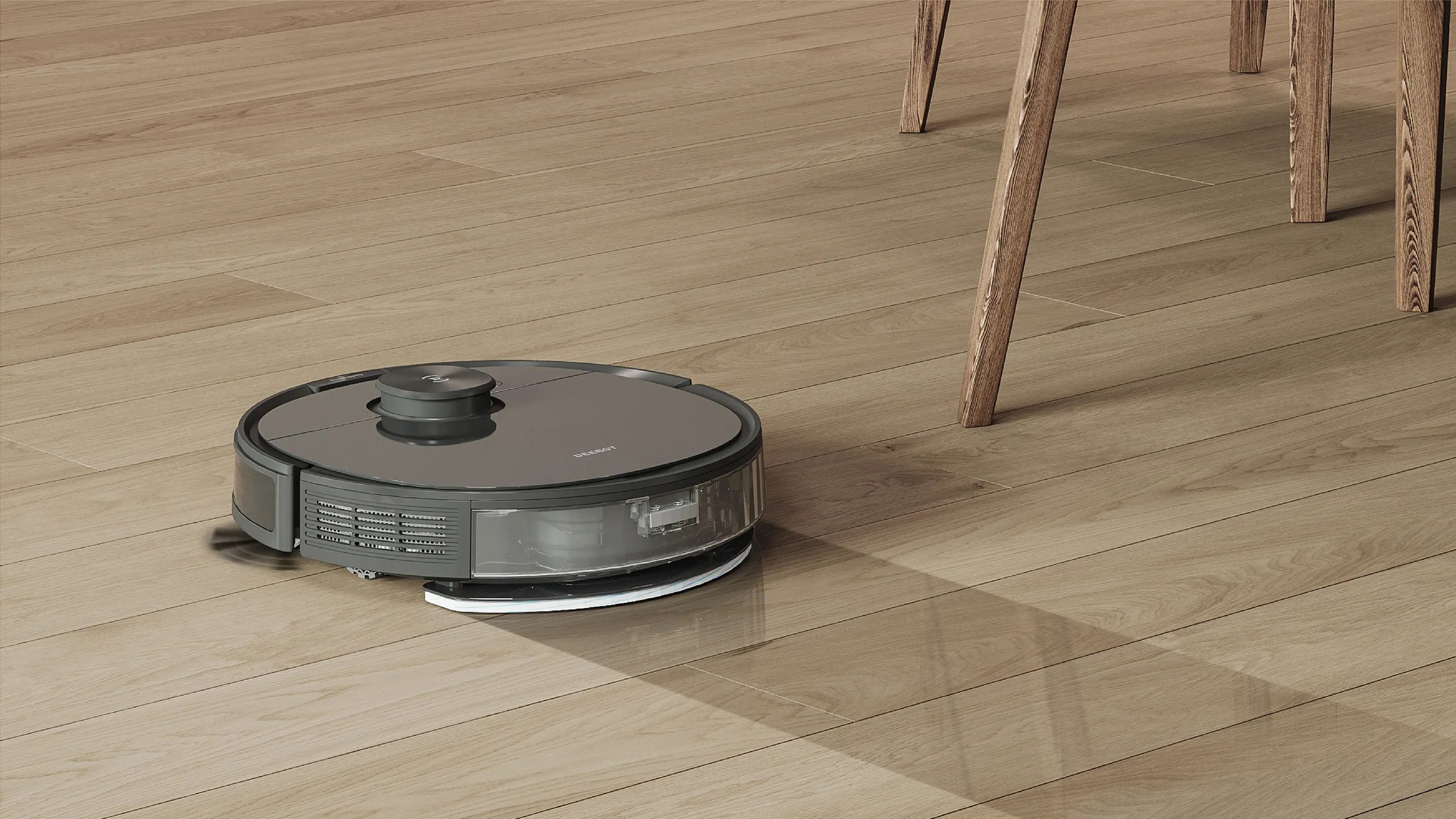 Kraftvolles Ansaugen und Beseitigen von Staub auch auf Teppichböden