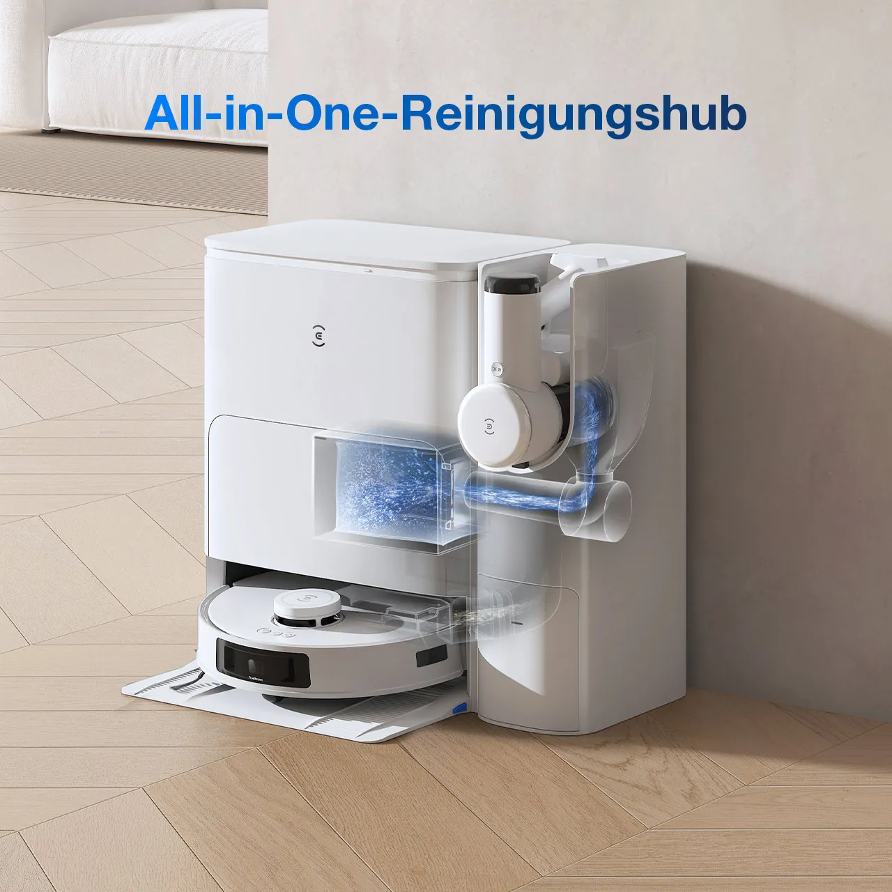 2All in One Cleaning Hub Black T30SCOMBO