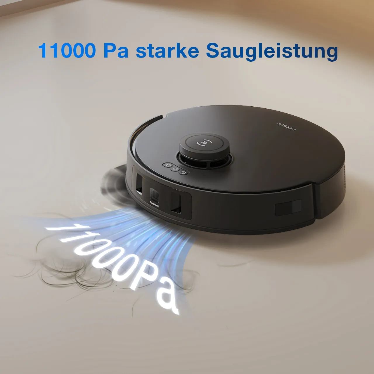 2DE 11000Pa Powerful Suction