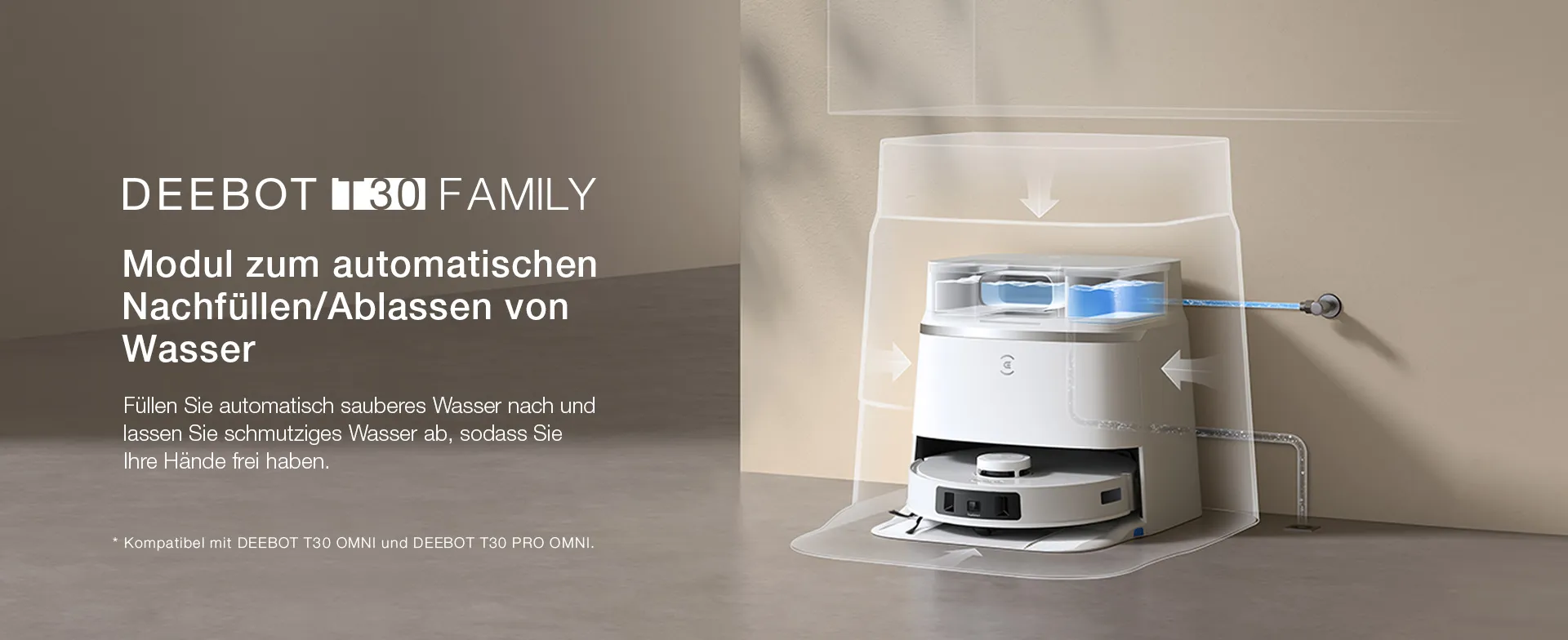 DE DEEBOT T30 Family Automatic Refill and Drain Module Listingpage 1