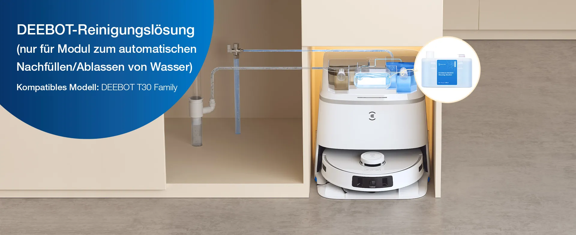 DE DEEBOT T30 Family cleaning solution for Automatic Refill and Drain Module Listingpage 1